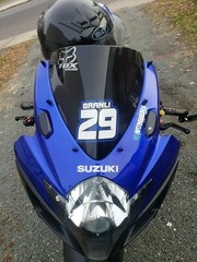 3 Custom Racing Number & Name Plate Decals 4 Colors SX MX ATV Go Kart Dirt Bike