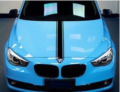 Car Sticker Racing Rally Stripes for 320d 328i Vinyl Hood Roof Rear Decal ZC938