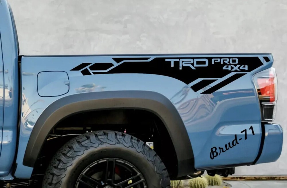 Toyota Tacoma TRD PRO 4X4 Side Vinyl Decals Stickers Graphics Stripe