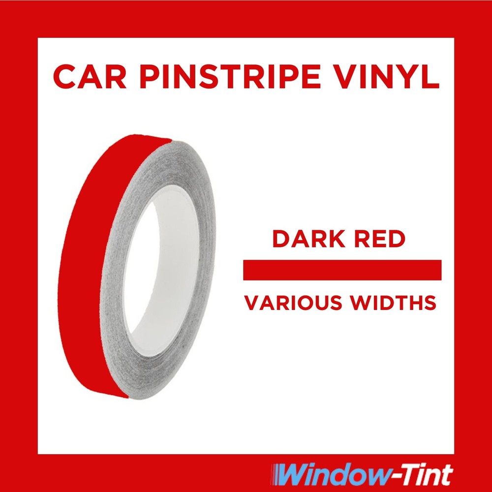 DARK RED GLOSS Pin Stripe Roll PinStriping Line Tape Vinyl Car 10m Length
