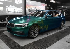 ESSMO PET Super Gloss Metallic Peacock Green Vehicle Vinyl Wrap Decal Like Paint