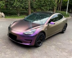 Galaxy Dust Matte Purple Bronze Metallic Sticker Decal Vinyl Wrap Sheet Film DIY