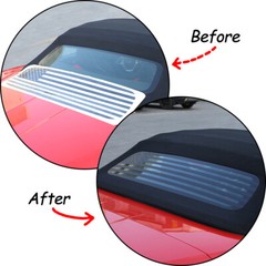 US Flag Truck Back Window Decal For Chevralet Corvette C7 2014-2019