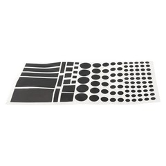 High Quality Light Dimming PVC Black 8x4inch For Automobiles Motorcycles