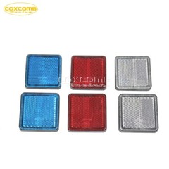 2X Motorcycle Truck ATV LED Rectangle Reflector Tail Brake Stop Light Universal