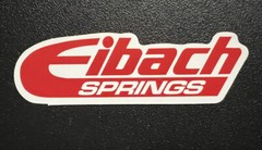 Eibach Springs Sticker. *Matte*Finish Approx Size: 3.”x1”. Self Adhesive