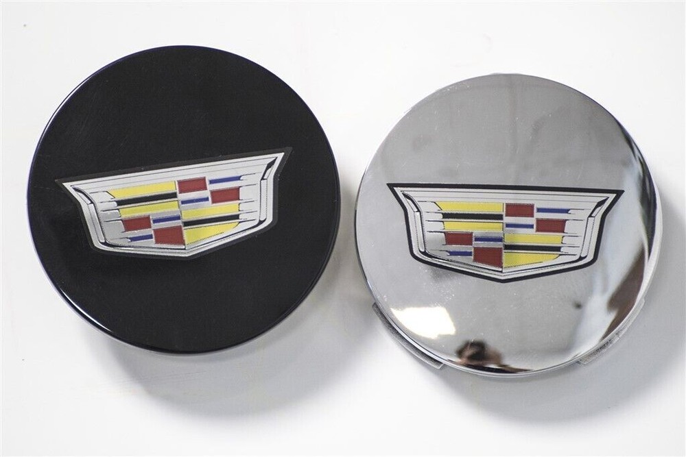 4 CADILLAC ESCALADE CTS ATS CENTER CAP LOGOS DECALS VINYL 20 22 WHEELS 8994