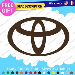 Fits Toyota Logo Vinyl JDM Decals GT 86 FRS BRZ Stickers Drift Tuning Door Japan