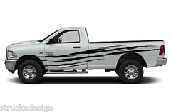 188″ x 32″ Side Splash Marks Rip Stripes Vinyl Decal Car Van Truck Vehicle Mud