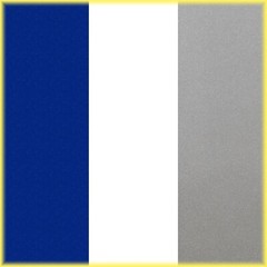 Universal 3/16″ 2-Color Pinstripe (Ultra Lite) 0216257-Electric Blue/Silver Met.