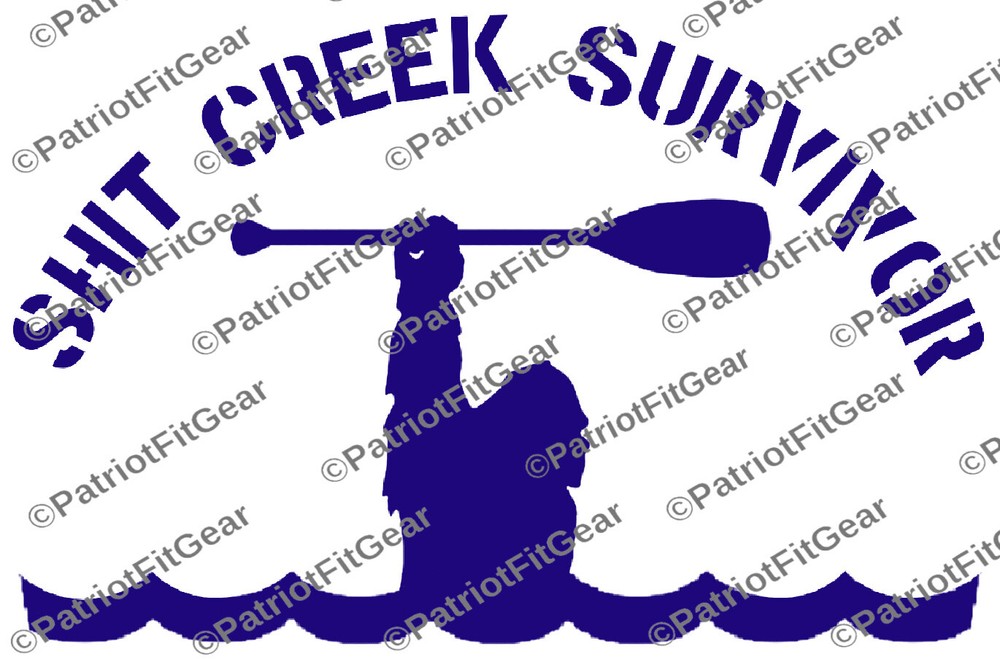 Bigfoot,Sh*t Creek Survivor,Kayaking,Canoeing,Camping,Hiking,Custom Vinyl Decal
