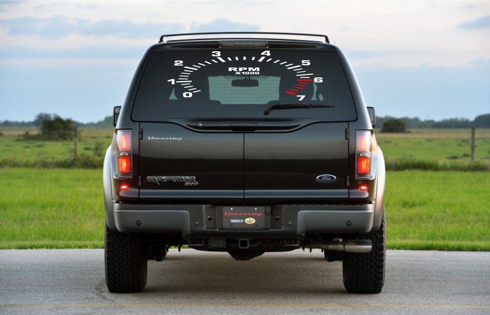 Auto Tachometer Speedometer Decal Hood Window Sticker Car Van Truck Graphics RPM