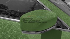 Matte Glitter Army Green Frosted Sparkle Sticker Decal Sheet Car Vinyl Wrap Film