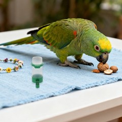 18Pcs Reusable Bird Dispenser ABS Plastic Automatic Water Feeder for Pet Cage