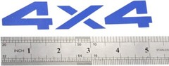 2x 6.5 Inch 4×4 Decals Stickers for Auto, Wall, Laptop, Phone, Truck, Car Blue