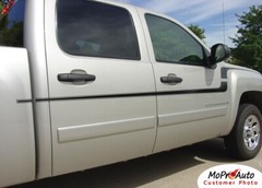 Flex Body Side Vinyl Graphic Stripes Decals 2000-2018 Chevy Silverado GMC Sierra