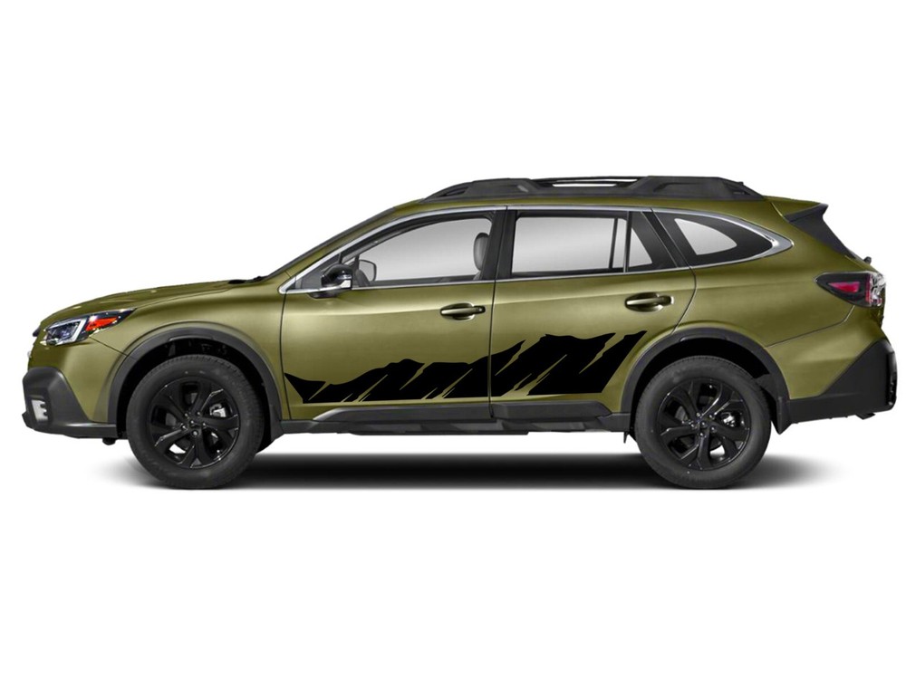 Side smudged graphics stickers decal compatible with Subaru Outback