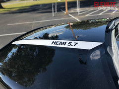 Fits Ram 1500 Hood Spears Graphics Vinyl Stripes 3M Decals Stickers 2009-2018