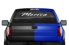 ‘MERICA Decal Sticker Windshield Window Vinyl Graphic Banner USA Car Truck SUV