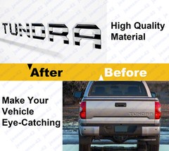 Domed 3D Raised Tailgate Insert Letters Decal for 2014-2020 Toyota Tundra