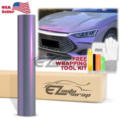 Space Candy Gloss Gray Purple Metallic Sticker Decal Car Vinyl Wrap Sheet Film