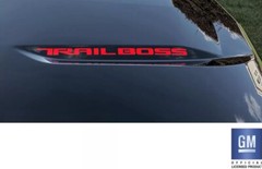2019 20 21 22 23 24 25 Chevy Silverado 1500 Trail Boss Letters Hood Decals