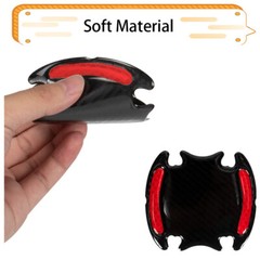 8 PCS Reflective Car Door Handle Protective Film Sticker Safety Strip Sticker