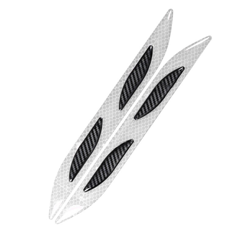 Car Door Bumper Truck Wheel Handle Sticker Reflective Tape Safety Warning Decal
