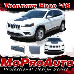 2018 2019 2020 Jeep Trailhawk Cherokee Hood Decal 3M Pro Vinyl Graphics Stripes