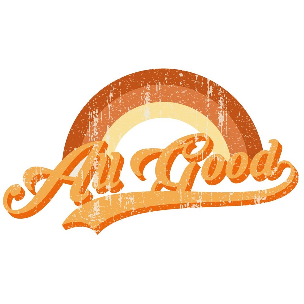 50cm All Good Retro Sticker decal car , van life RV motorhome