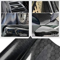 Car Adhesive Vinyl Honeycomb Auto Decal Wrap Film Waterproof Car Stickers Consol