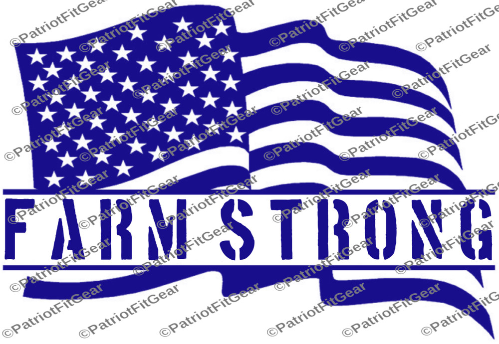 Farm Strong Flag,Heart Of Our Nation,Farming,Agribusiness,Dairy Farm,Vinyl Decal