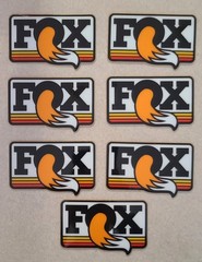 Fox Racing Quality Vinyl 4 Inch Stickers Lot Of 7