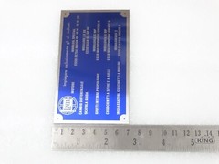 DATA PLATE FOR TYPENSCHILD LANCIA AURELIA FULVIA FLAMINIA FLAVIA OLSORTEN B-WARE