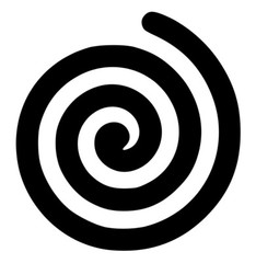 Spiral Die Cut Decal – Choose Color & Size – Bumper Laptop Phone Truck Stickers