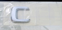 New 2006-2013 Mercedes-Benz C__280 Chrome Letter Emblems 2098170615 C209