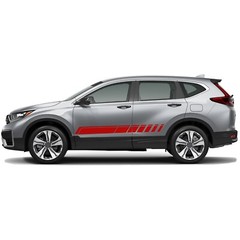 Side door rocker stripes graphics stickers decal compatible with Honda CR-V