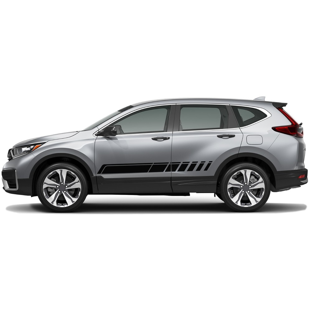 Side door rocker stripes graphics stickers decal compatible with Honda CR-V