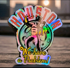 👀 ASTRONAUT “Houston, we have a Problem” Decal Sticker 2″-18″ You Choose! 🚀