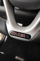 2x Smart 451 453 Mercedes G Brabus, Emblem, Logo 3D Aufkleber 65×15 mm stickers