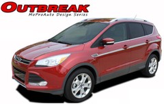 2013-2019 Ford Escape OUTBREAK Mid-Body Line Vinyl Graphics Stripes Decal