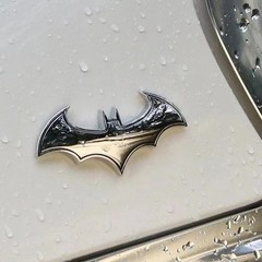 3D Metal Batman Dark Knight Batwing Sticker Decal Emblem Badge Car SILVER new