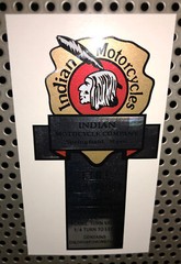 Presto Fire Extinguisher decal Indian Motorcycles Vinyl Reproduction 1