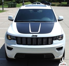 TRAIL HOOD 2011-2021 Jeep Grand Cherokee Trailhawk Hood Decal Stripe Graphic