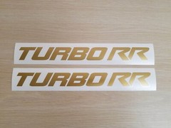 2x TURBO RR Decal Vinyl Stickers for Can Am AVT Vehicles Motorcycles Car Truck