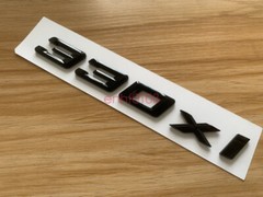 Gloss Black 3D ABS Letters Trunk 330xi Emblem Rear Badge for BMW 2017-2022 330xi