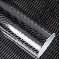 12″ x 60″ Car 6D Carbon Fiber Texture Vinyl Wrap Sticker Film Decal Black