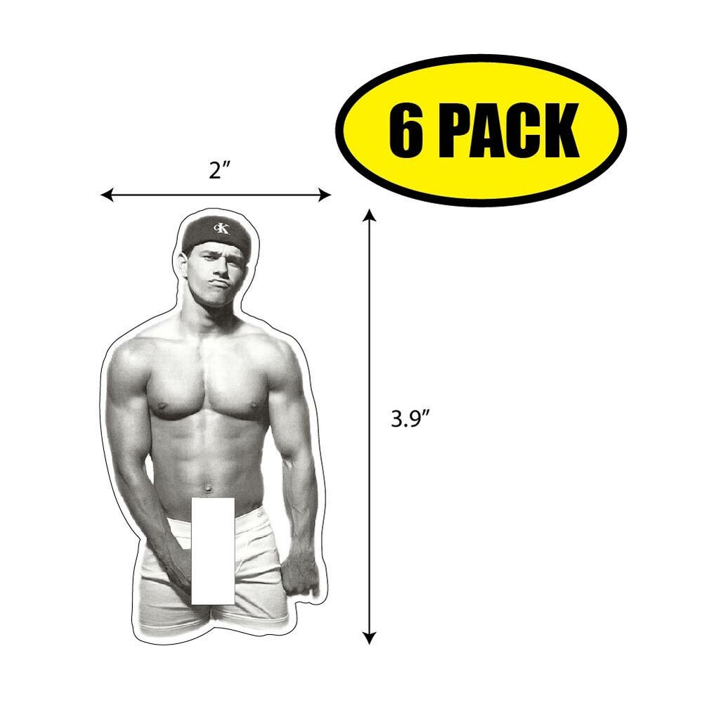6 PACK – MARKY MARK LIGHT SWITCH Sticker Decal Humor GIFT Funny VG0039