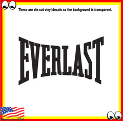 Everlast Vinyl Cut Decal Sticker Logo boxing mixed martial arts fitness