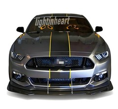 Fit For Ford Mustang Racing Stripe Car Sticker Hood Roof Rear Graphics Decals